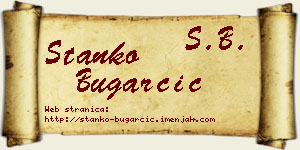 Stanko Bugarčić vizit kartica